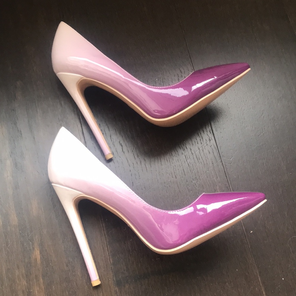 Mavirs purple ombré heels 7.5